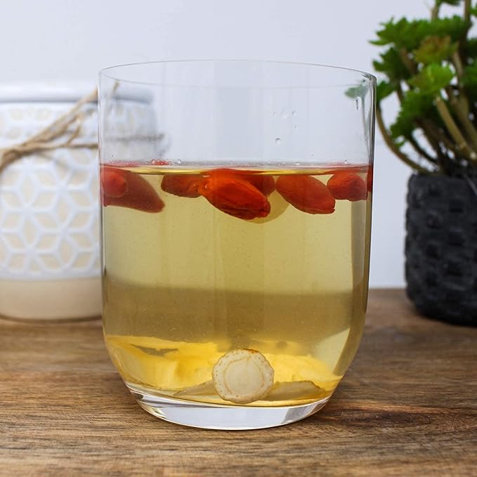 American Ginseng Slices from Wisconsin (Sliced Ginseng Root）Wisconsin Grown!Most People Use It to Make Ginseng Tea! Good for Health! (American Ginseng Slices (Small Round), 1 Box of 4 Ounces)