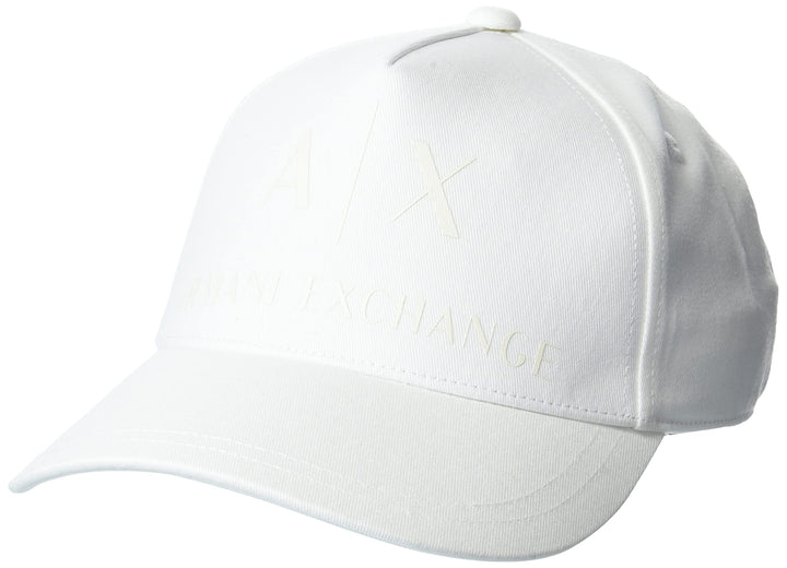 Armani Exchange Women's Tonal Logo Cap, White, One Size