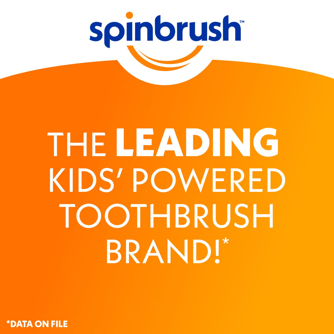 Spinbrush Princess Peach Kid’s Electric Battery Toothbrush, Soft Bristles