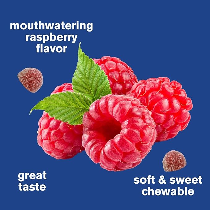 Calcium, Magnesium, Zinc + Vitamin D3 Gummies by WellYeah | Bone, Muscle and Nerve Health Support, Immune Support | for Men and Women | Gluten Free, Non GMO | Raspberry Flavor | 90 Count