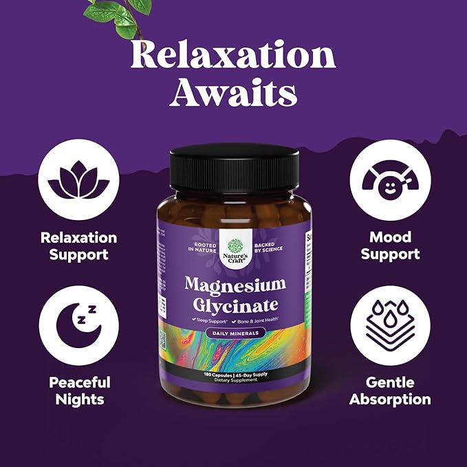 Bundle of Pure Magnesium Glycinate 400mg Per Serving - or Mood Sleep and Relaxation and Extra Strength Zinc Gummies for Adults - mmunity Gummies for Adults