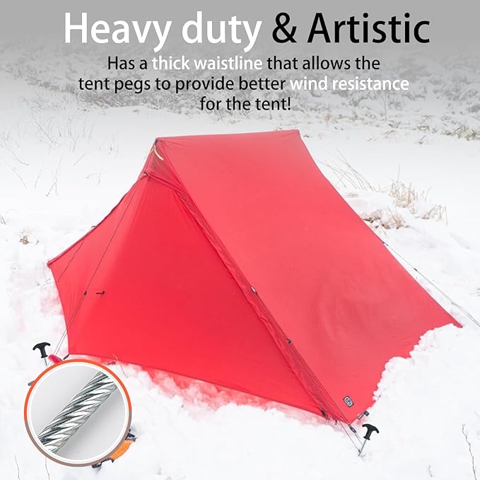 12pcs Heavy Duty Stakes AVOFOREST 8 inch Tent Stakes Portable Camping Stakes for Camping Patio, Garden, Canopies, Grassland, Outdoor (Black)