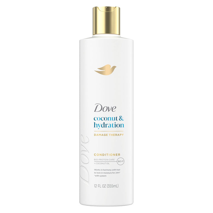 Dove Conditioner Coconut & Hydration for Dry Hair with Bio-Protein Care Technology and Coconut Oil 12 Fl Oz
