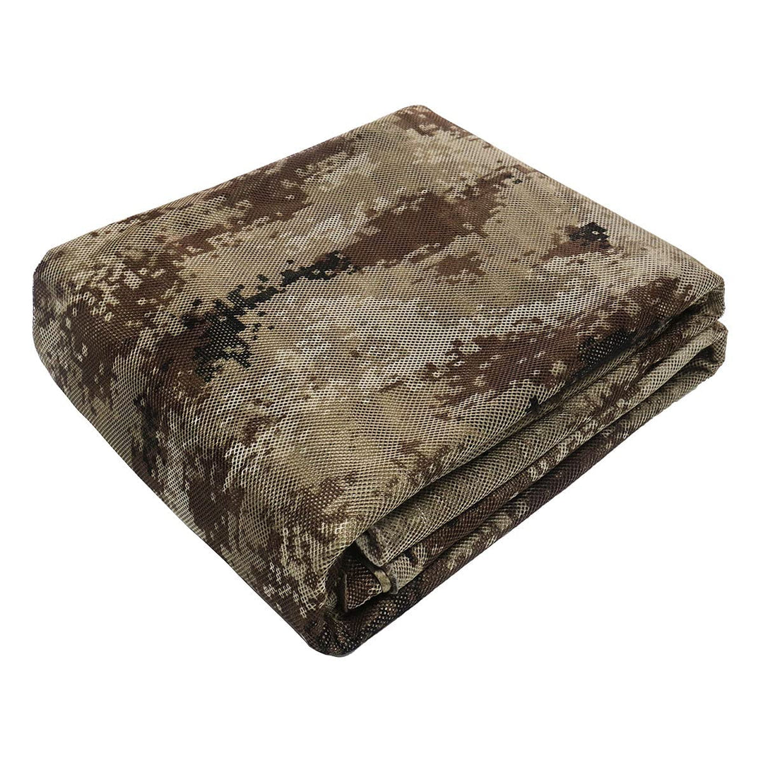 WINWAY 300D Camo Burlap Camouflage Netting Quiet Mesh Net for Hunting Sunshade Camping Concealment Shooting Blinds