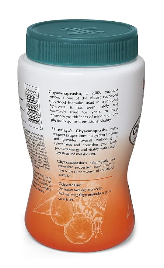 Himalaya Chyavanprash Jam for Immune Support and Rejuvenation, Energy Boosting, Stress Relief, 17.83 oz