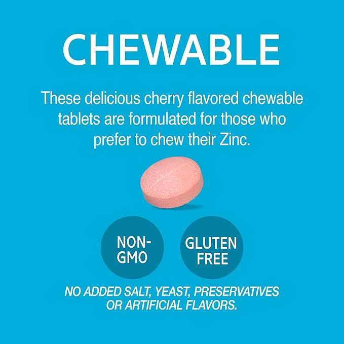 21st Century Zinc Chewable Withc & B6 - Cherry, 90 Count