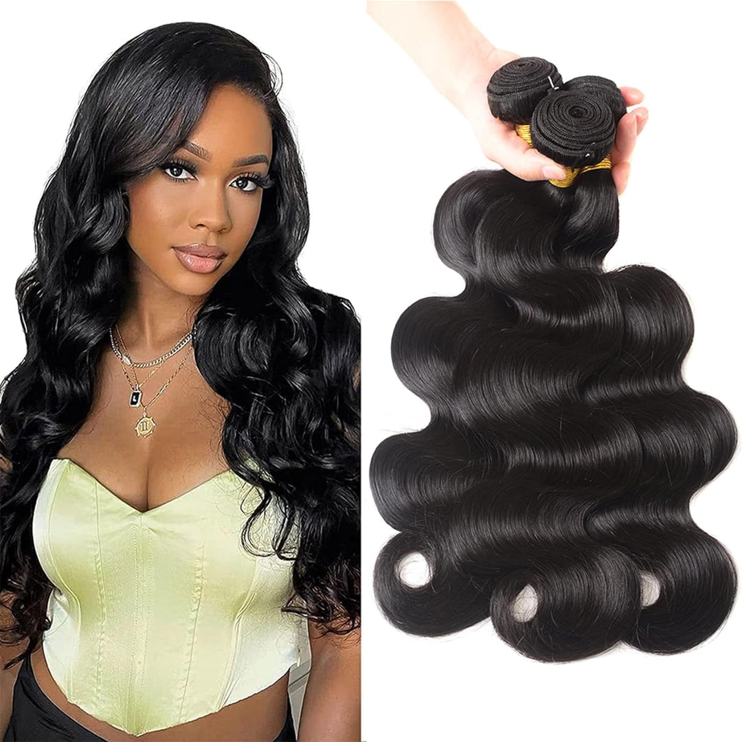 Aimaker 12A Brazilian Body Wave Human Hair 3 Bundles 24 26 28Inch 100% Unprocessed Brazilian Virgin Human Hair Weave Bundles Bod