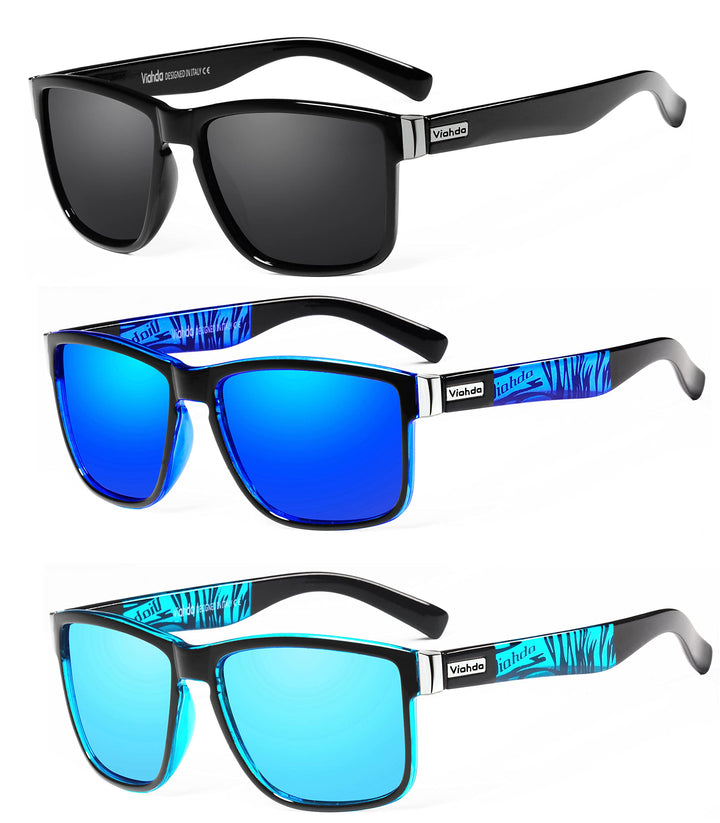 VIAHDA Polarized Sports Sunglasses for Man Cycling Running Fishing Golf Sun glasses Women HD6009