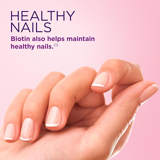 Nature's Bounty Hair, Skin & Nails with Biotin, Strawberry Gummies Vitamin Supplement, Supports Hair, Skin, and Nail Health for Women, 2500 mcg, 140 Ct (Pack of 2)