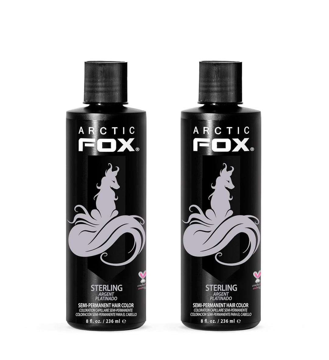 ARCTIC FOX Frose Vegan Semi-Permanent Hair Color Dye | 4 Fl Oz | Pack of 2