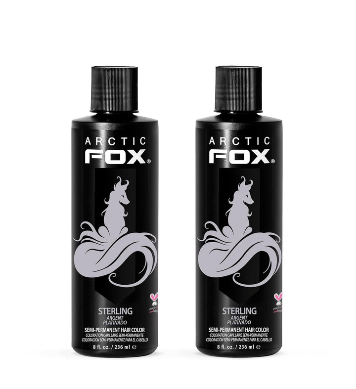 ARCTIC FOX Vegan Semi-Permanent Hair Color Dye | AURORA KISS 5.6 Fl Oz (2-Pack)