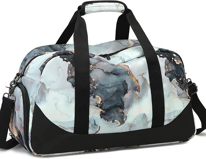 JIANYA Kids Overnight Duffle Bag Girls Boys Sport Gym Bag with Shoe Compartment & Wet Pocket, Carry On Weekender Travel Bag for Kid Girl Boy