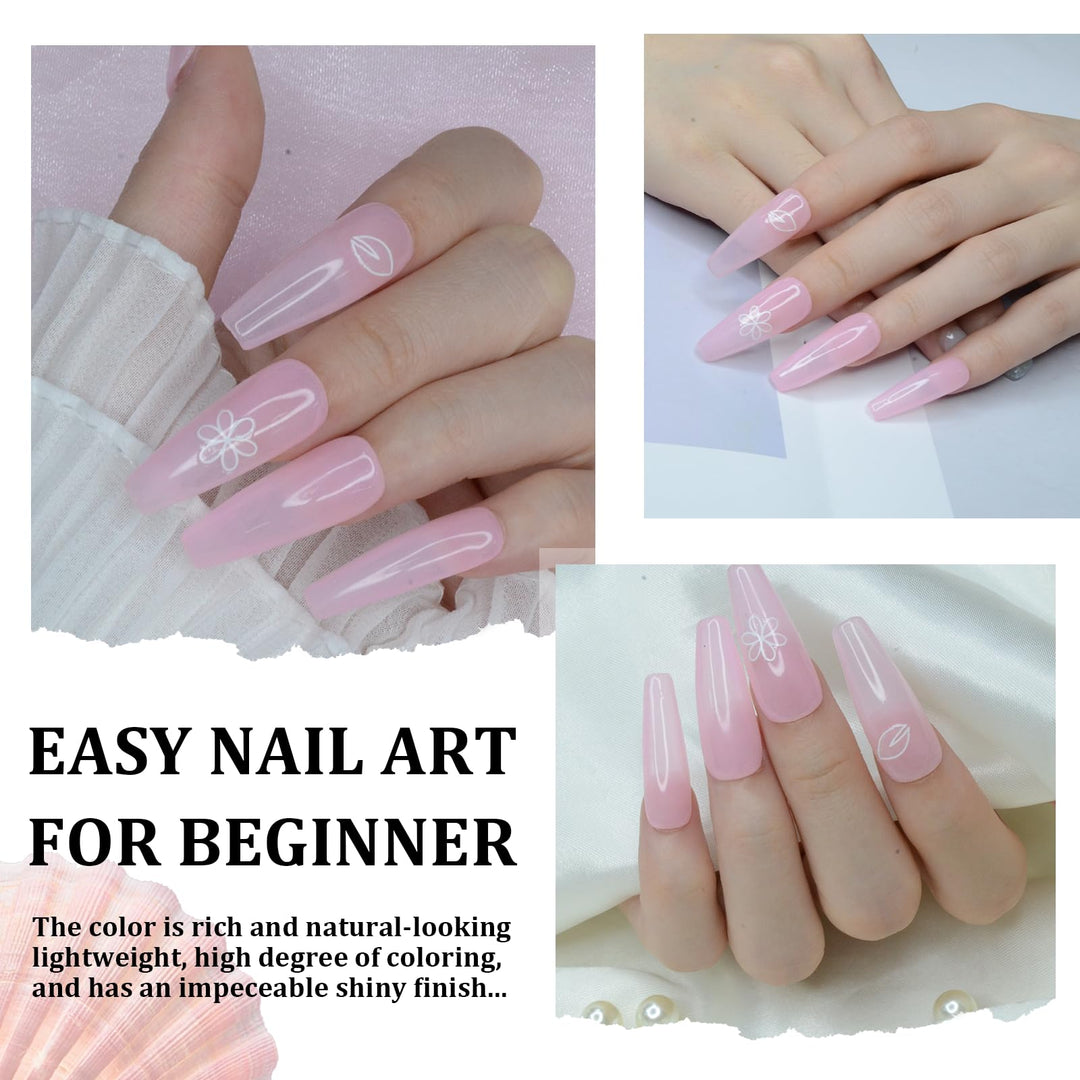 EODCI 1 Oz/28g Pink Dip Powder, Neutral Nail Dipping Powder for Long-lasting 28 Days+ Dip Nail Art French Manicure Nail Starter & Professional Home DIY Salon Use, No Needed Nail Lamp Curing