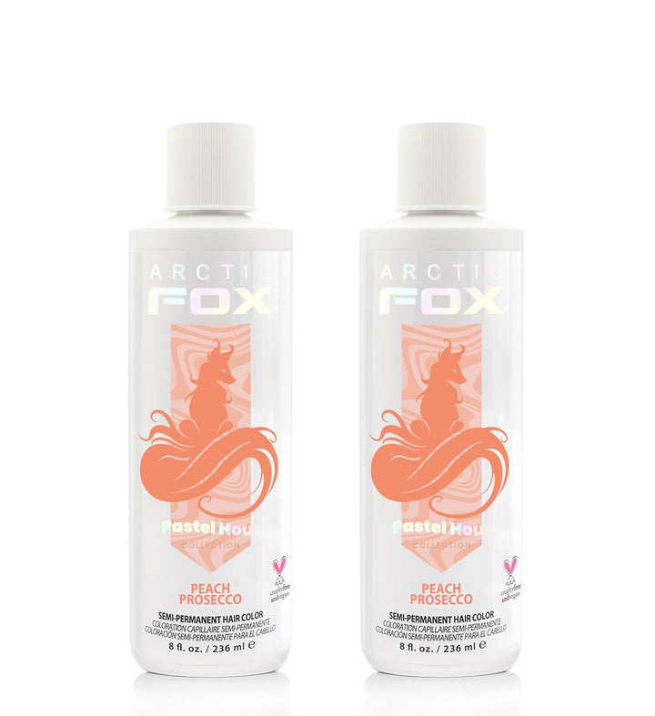 ARCTIC FOX Vegan Semi-Permanent Hair Color Dye | AURORA KISS 5.6 Fl Oz (2-Pack)