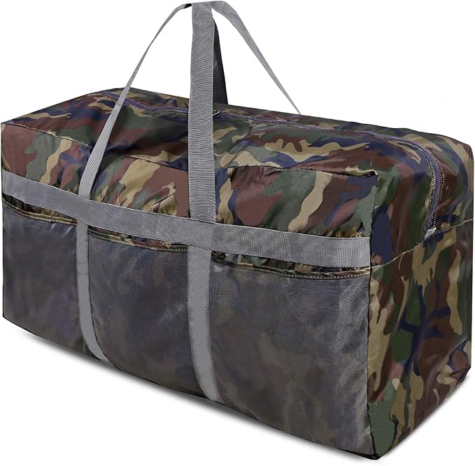 REDCAMP Foldable Travel Bag, Large Sports Bag, 75L/96L/100L, Lightweight Waterproof Tote Bag