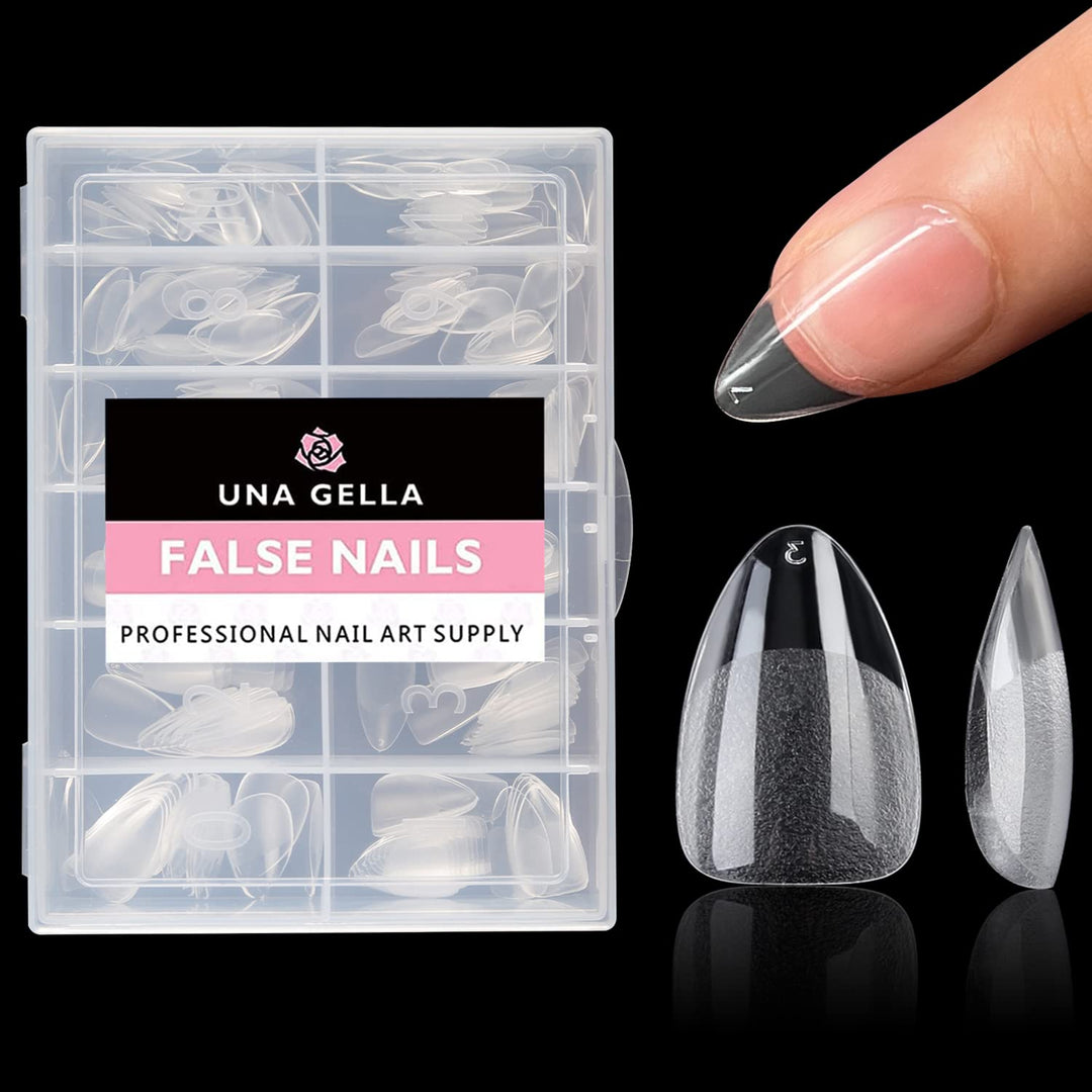 504Pcs Matte Soft Gel Toe Nail Tips | Full Cover for DIY Nail Extensions