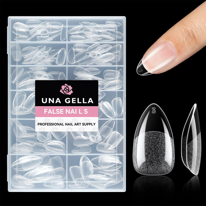 XXL Square Gel Nail Tips | 120 PCS Extra Long | No C Curve | DIY Home Use