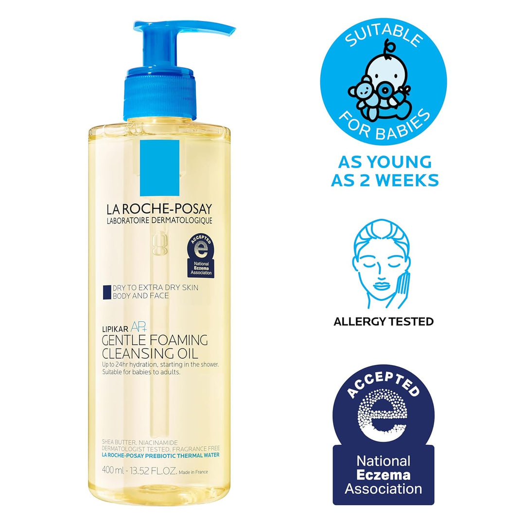 La Roche-Posay Lipikar AP+ Moisturizing Cream | Shea Butter & Niacinamide | For Dry, Sensitive Skin