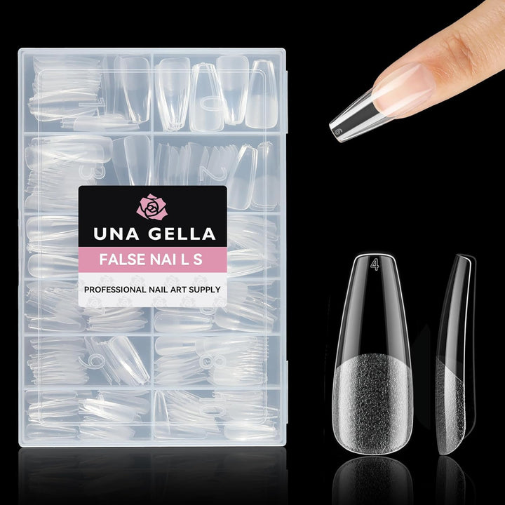504Pcs Matte Soft Gel Toe Nail Tips | Full Cover for DIY Nail Extensions