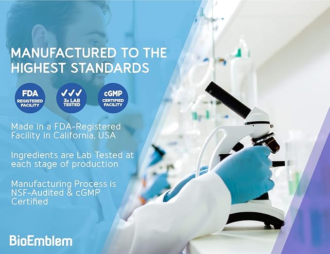 BioEmblem Turmeric Curcumin Supplement with BioPerine | Joint Support & Heart Health | with Organic Turmeric Powder & 95% Curcuminoids Extract | California Made, Non-GMO, 150-Day Supply