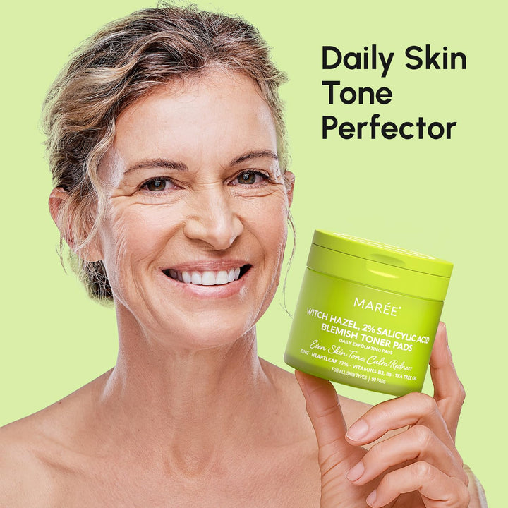 Collagen Toner Pads with Retinol | Hydrating Anti-Aging Wipes for Skin