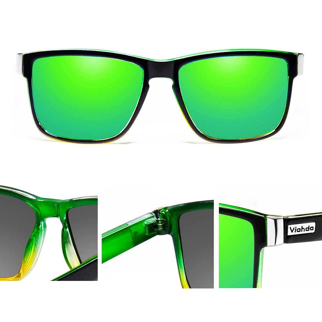 VIAHDA Polarized Sports Sunglasses for Man Cycling Running Fishing Golf Sun glasses Women HD6009