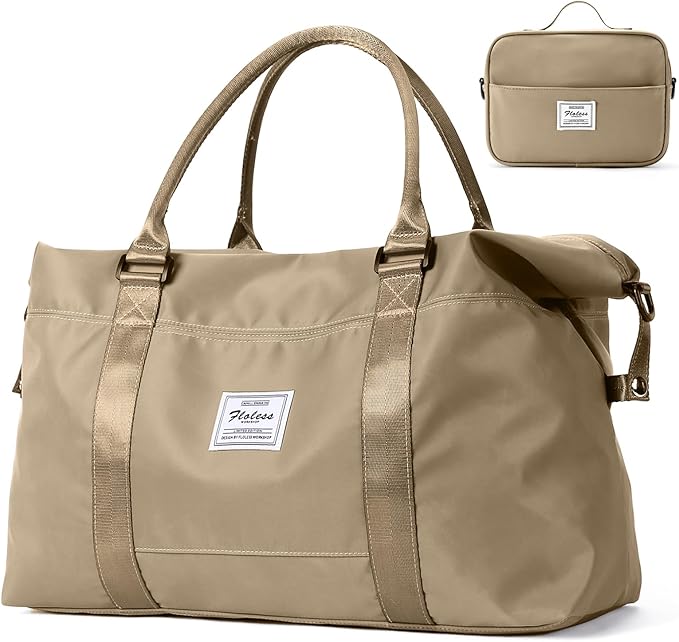 Travel Duffel Bag,Sports Tote Gym Bag,Shoulder Weekender Overnight Bag for Women