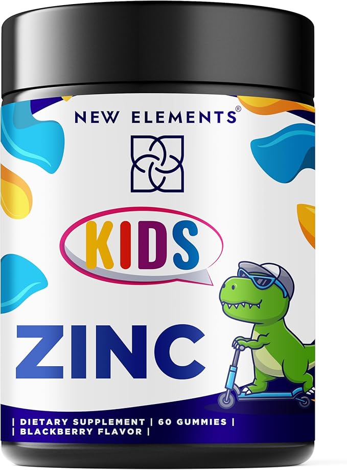 ZInc Gummies for Kids | Vegan, Gluten-Free, Non-GMO, Natural Grape Flavor, Crafted with Pectin for Optimal Health