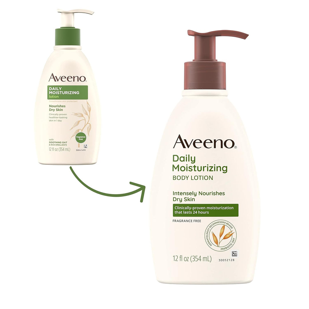 Aveeno Daily Moisturizing Lotion | 18 Oz Pump | Hydrating & Nourishing