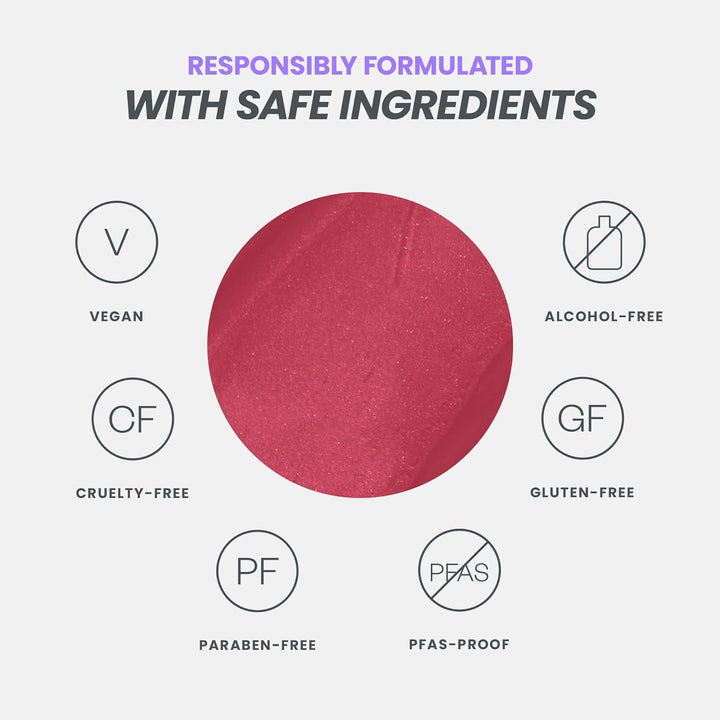 Wonderskin Wonder Blading Lip Stain Masque | Waterproof Pink Tint, Matte Finish