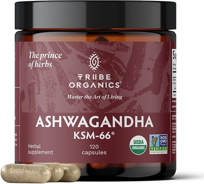 TRIBE ORGANICS Hormonal Wellness Duo - Ashwagandha & Shatavari Capsules - Supports Women’s Wellness and Balance