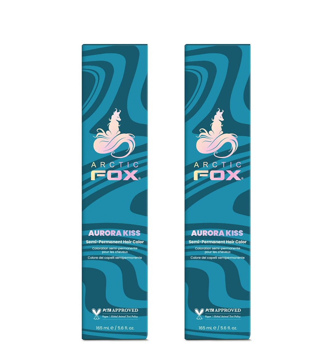 ARCTIC FOX Vegan Semi-Permanent Hair Color Dye | AURORA KISS | 5.6 Fl Oz