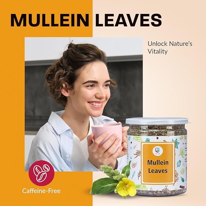 Mullein Leaf 2 oz | Cut and Sifted | 100% Natural & Caffeine Free | By Yogi's Gift®