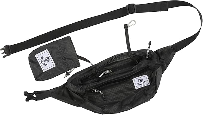 4Monster Hiking Waist Packs Portable,Water Resistant Fanny Bag with Adjustable Strap,Lightweight Crossbody Chest Bag Slim Bag