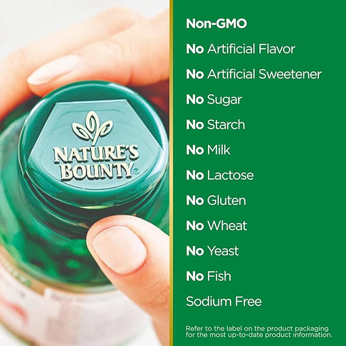 Nature's Bounty Magnesium, Whole Body Support, Supports Heart, Nerve and Bone Health. 400 mg, 75 Softgels (Pack of 2)