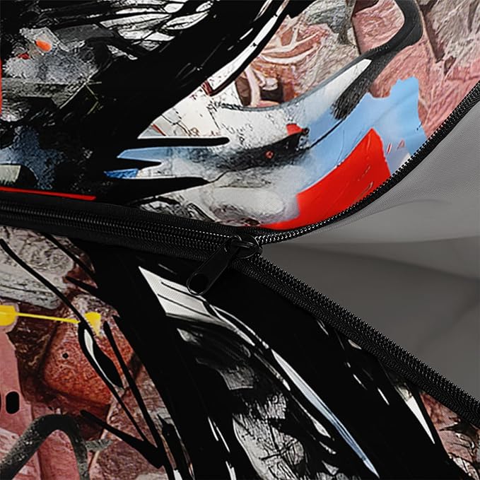 AILONEN Boys Sports Camping Sleeping Bags,Lightweight & Waterproof,3 Season Warm & Cool Weather,Black Player Basketball Sleeping Bags for Kids Adults,Travelling,Outdoors