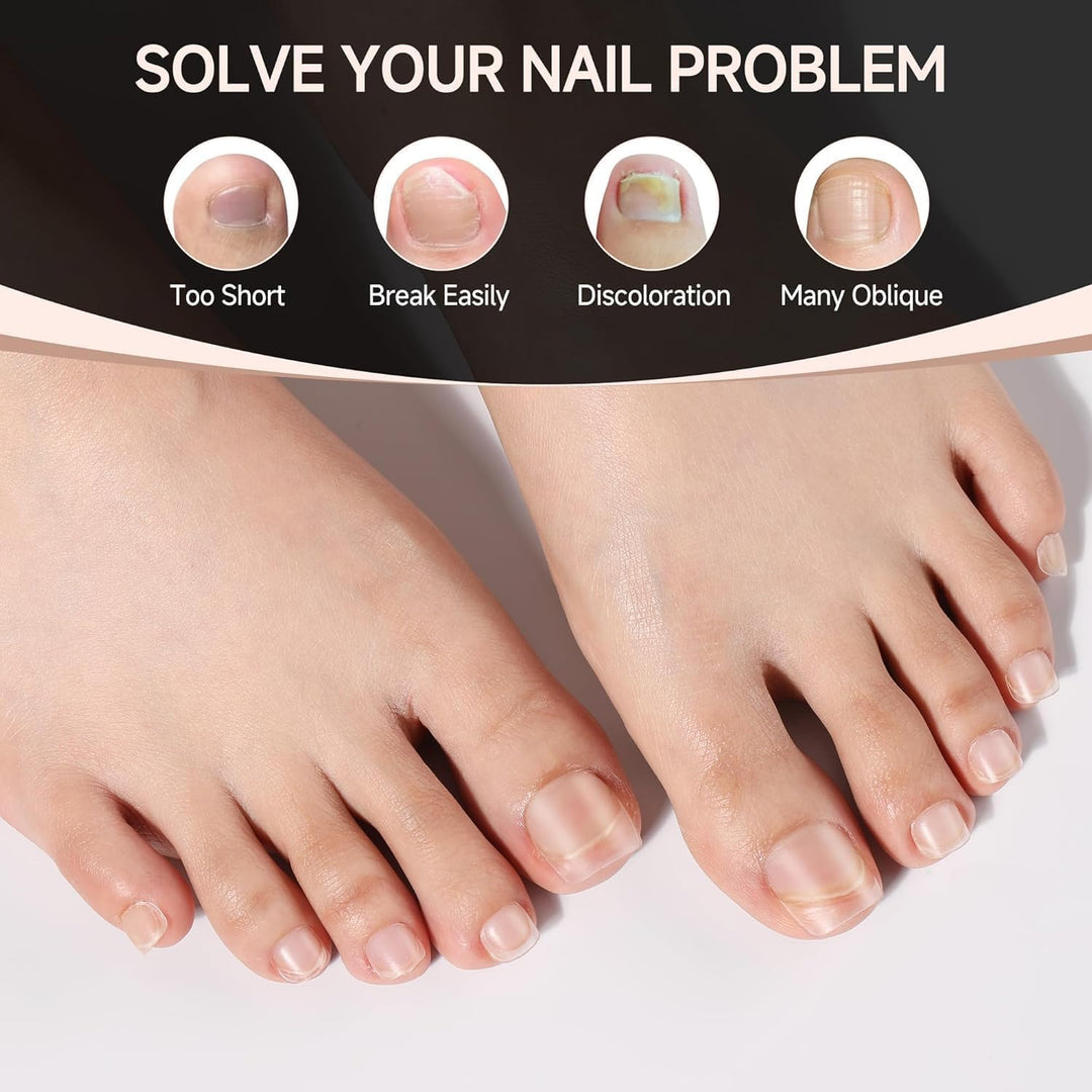 504Pcs Matte Soft Gel Toe Nail Tips | Full Cover for DIY Nail Extensions