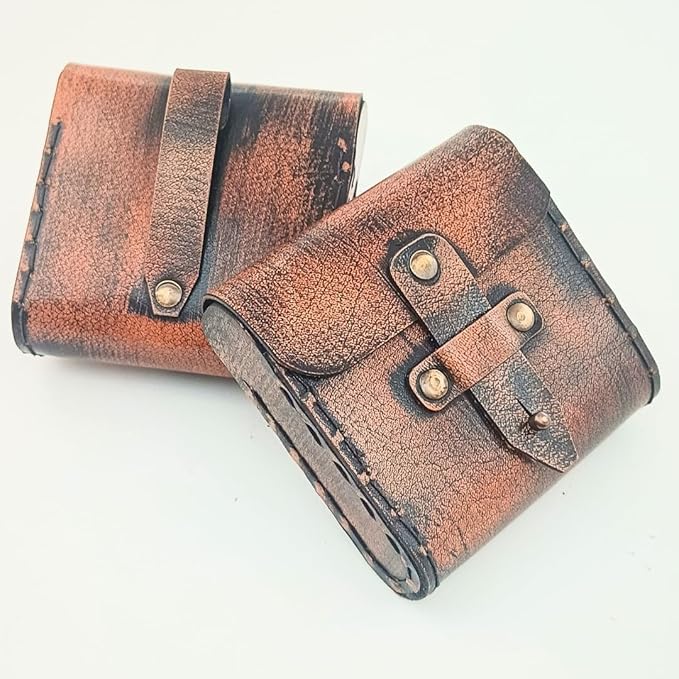 Behinde You Engraved Sundial Compass with Leather case. We Walk by Faith Not by Sight Corinthians 5:7 Compass. Personalized Brass Pocket Compass Gifts for Men, Him, Son