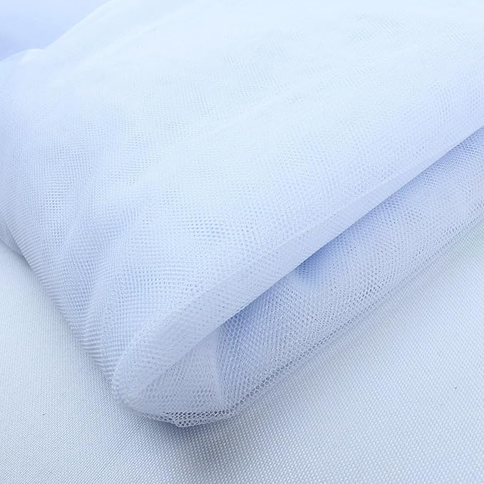 White DIY Mosquito Net Fabric | 10x20 FT Netting 2 Pack | Insect Cover for Garden, Patio, Outdoor & Windows | Multiple Sizes in Black, White & Green | Raised Bed Screen Mesh Barrier