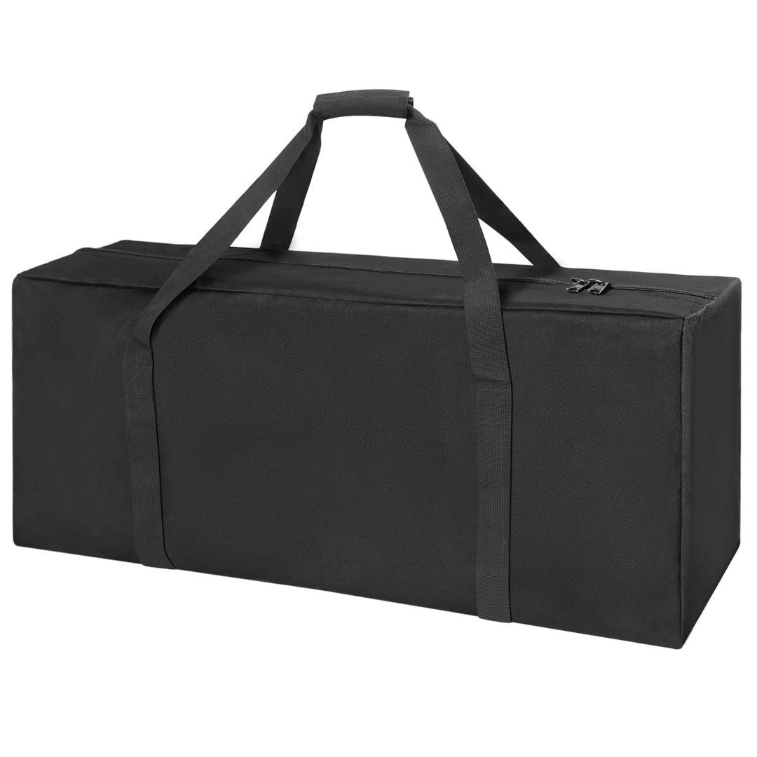 COOLBEBE 32" Sports Duffle Bag - 73L Large Travel Duffel Luggage Bag with Upgrade 2-way Lockable Zippers, Sturdy & Water Resistant, Black