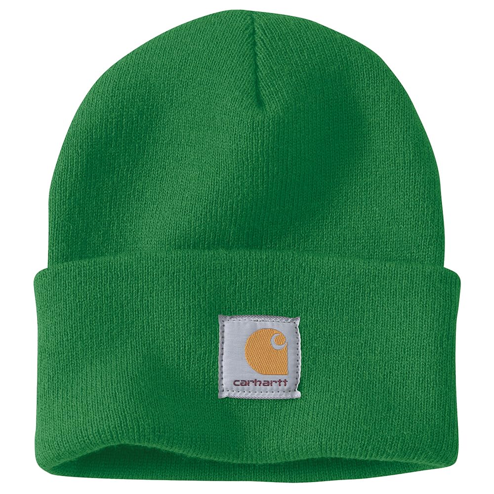 Carhartt Men's Knit Cuffed Beanie, Holly Green