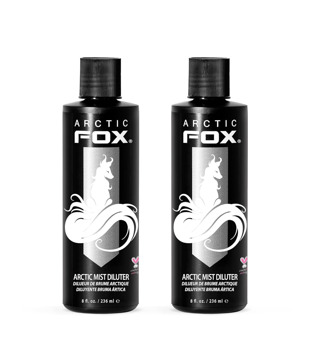 ARCTIC FOX Frose Vegan Semi-Permanent Hair Color Dye | 4 Fl Oz | Pack of 2