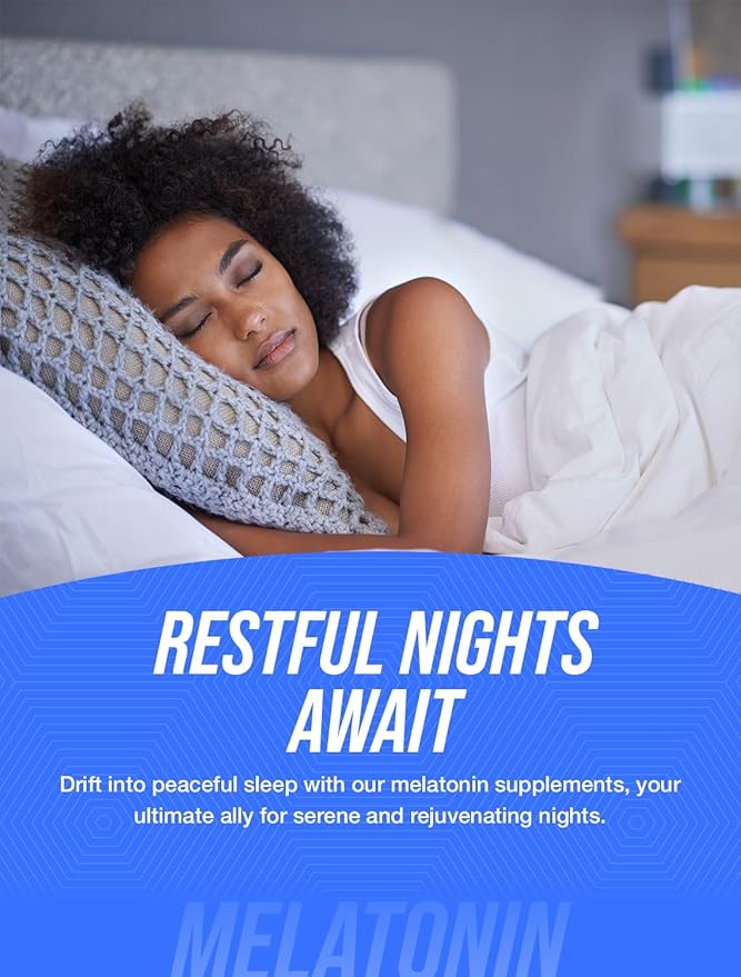 BulkSupplements.com Melatonin 10 mg Softgels - Melatonin for Adults, Sleep Supplement - 10mg Melatonin per Serving, Gluten Free, 1 Softgel per Serving, 120 Count (Pack of 1)