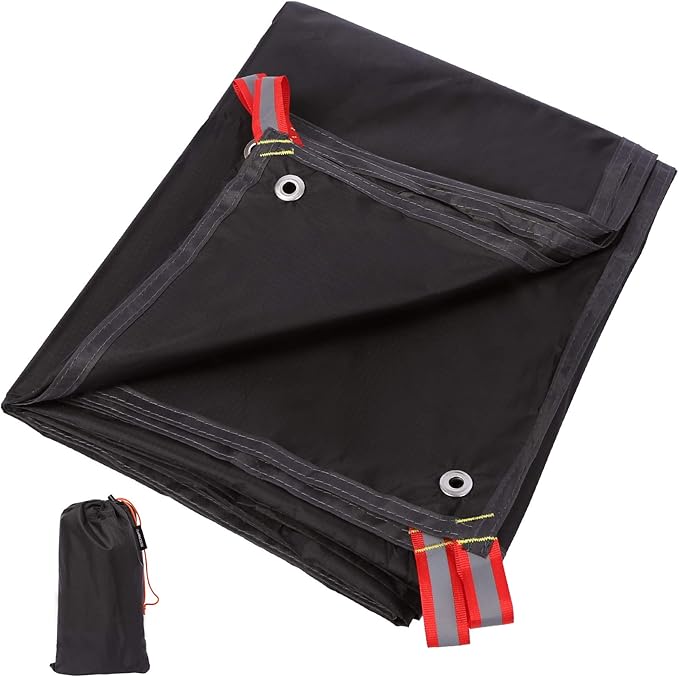 REDCAMP Ultralight Tent Footprint, PU 2000 Waterproof Camping Tent Tarp with Drawstring Carrying Bag, Waterproof Camping Tarp for Outdoor Hiking Camping