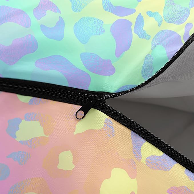 AILONEN Kids Floral Cat Camping Sleeping Bags,Lightweight & Waterproof,3 Season Warm & Cool Weather,Kawaii Kitten Sleeping Bags for Girls Adults,Travelling,Outdoors