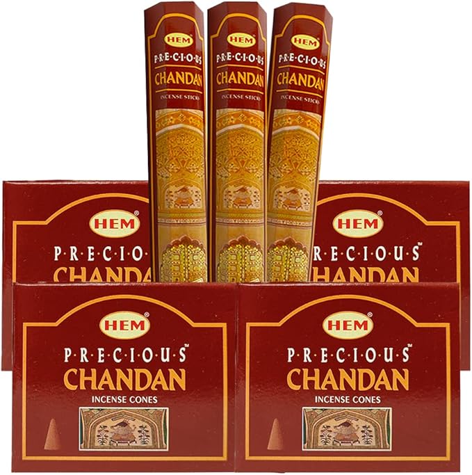 Sandalwood Incense Sticks and Cone Incense Holder Variety Pack #2 Bundle insence insense insienso