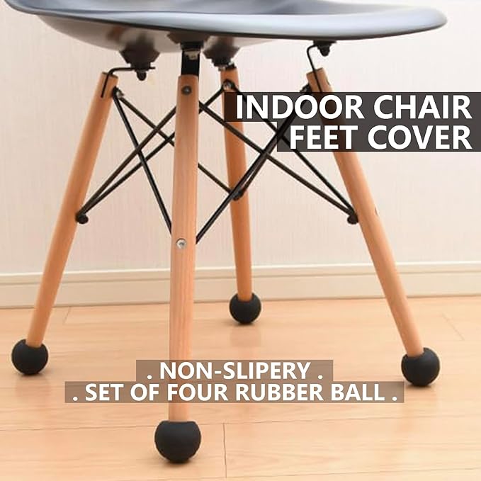 Chair Feet 24-28mm Leg Floor Protectors for Hardwood Floors Rubber Covers to Protect Wood Tile Outdoor Chairs Feet Helinox Chair Sunset