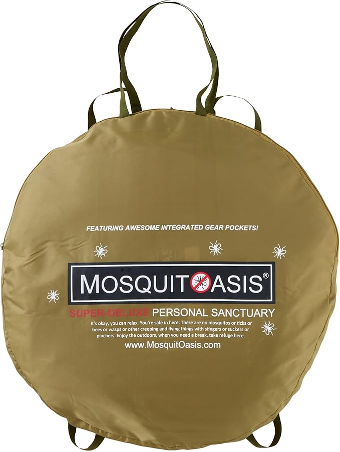 Awesome MosquitOasis Super-Deluxe Pop-Up Mosquito Net Tent for Summer Camps and Camping