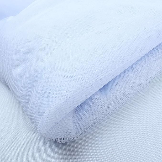 White DIY Mosquito Net Fabric | 10x30 FT Netting | Insect Cover for Garden, Patio, Outdoor & Windows | Multiple Sizes in Black, White & Green | Raised Bed Screen Mesh Barrier