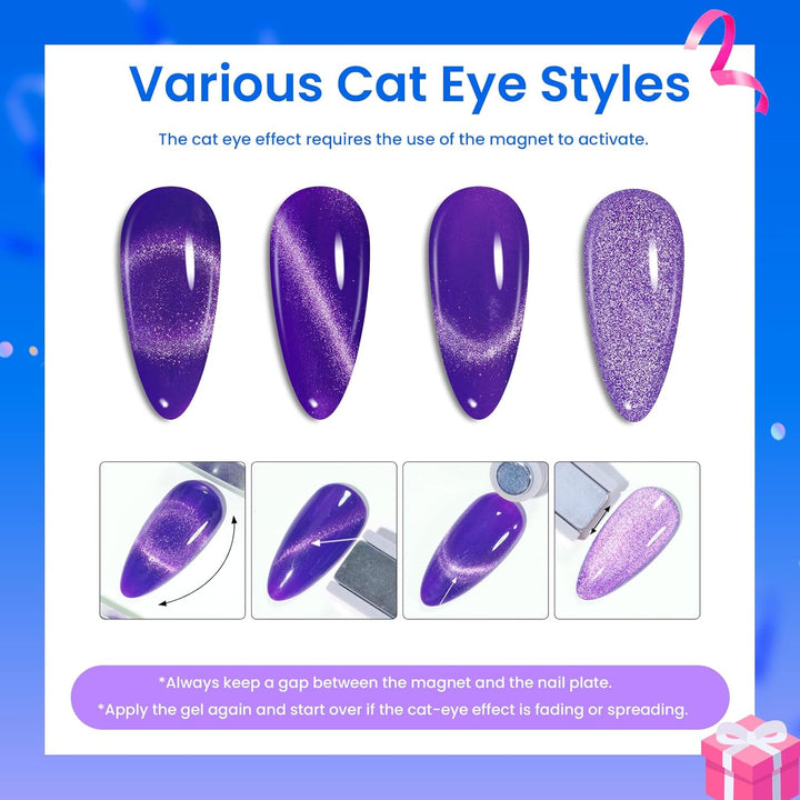 Beetles 23-Pc Glitter Gel Nail Polish Set | Brown, Pink, Blue, Green | UV Soak Off